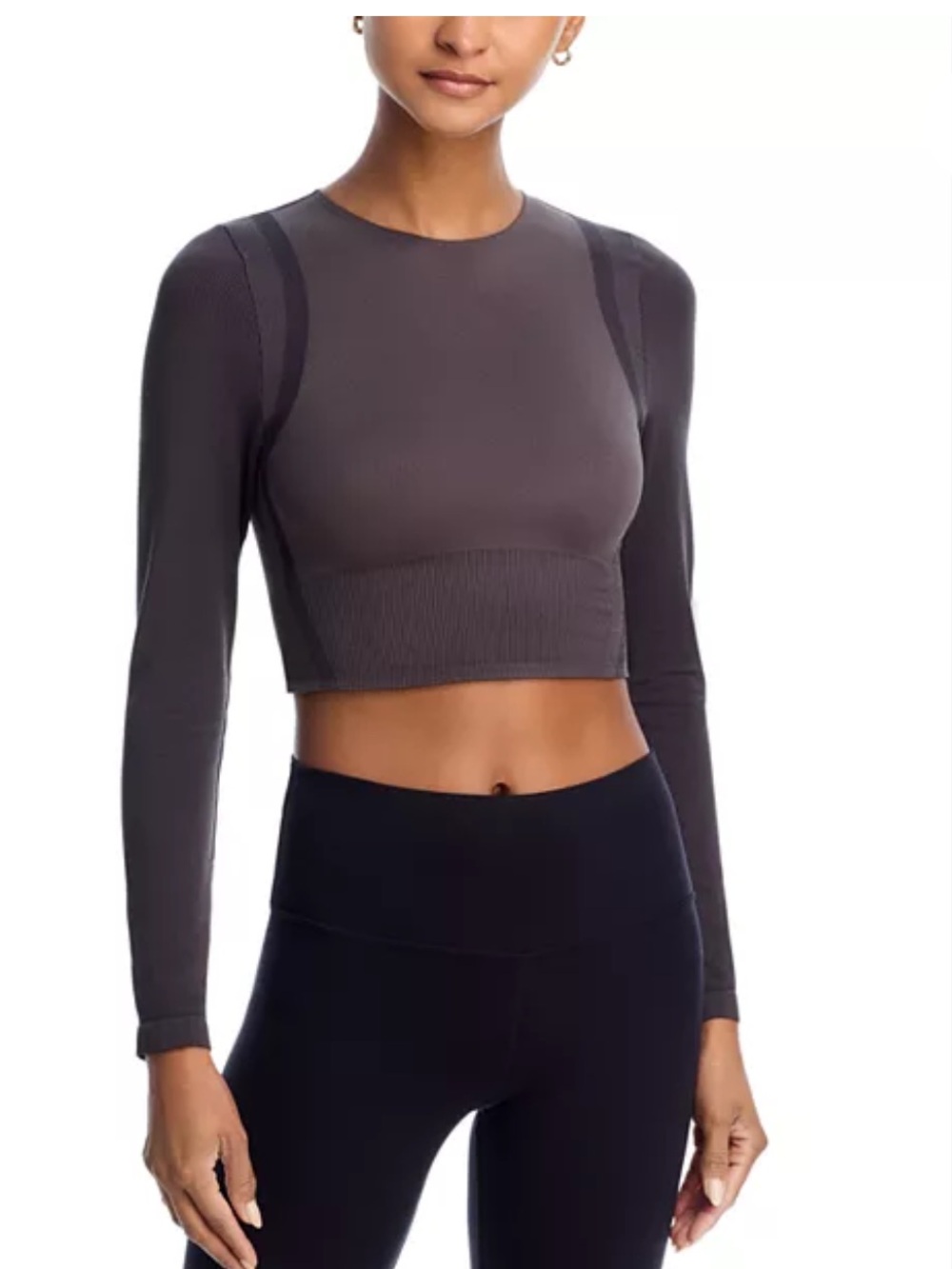 On Studio Knit Long T Crop Top NWT